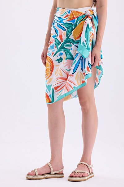 Paragon Shiny Soft Fabric - Hijab Pareo, Long Inner No-Show Beach Clothing (150CM * 95CM)