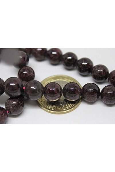 Yasamtohumu Гривна с гранат - половин низ 10 мм, дължина 18 см