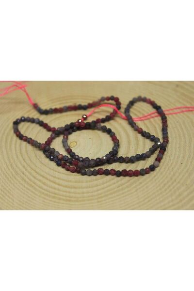 Yasamtohumu Браслет з якитом і сапфіром - 2 мм, довжина 17 см