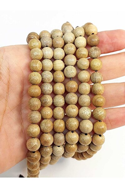 Yasamtohumu 8mm dužina narukvice, drvena polovica žice - Oud drvo (45268) (18...