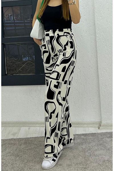 NESLİHAN KOCA ZR BRAND EQUIVALENT CREPE FABRIC PANTS