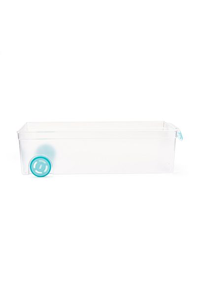 Gondol Transparent Roll-In Refrigerator Organizer with Wheels - 16X31 cm