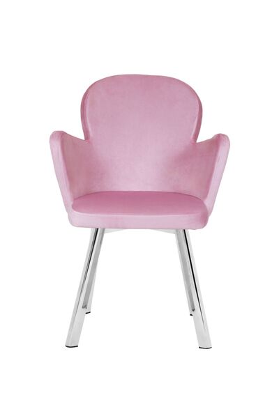 MARKAELZ KROM METAL AYAKLI SALON/MUTFAK SANDALYESİ KOLLUKELEBEK (BABYFACE)