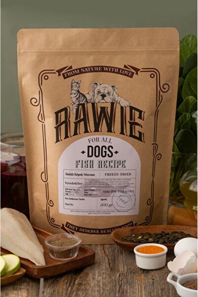 Rawie Freeze Dried Balık Menü Köpek Maması 300G