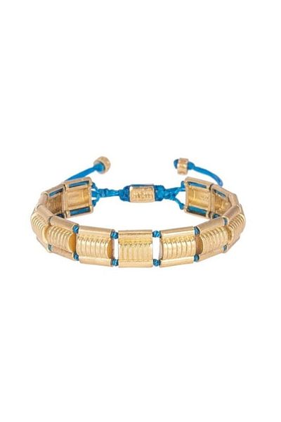 Juju Bronze Caterpillar Patterned Bracelet