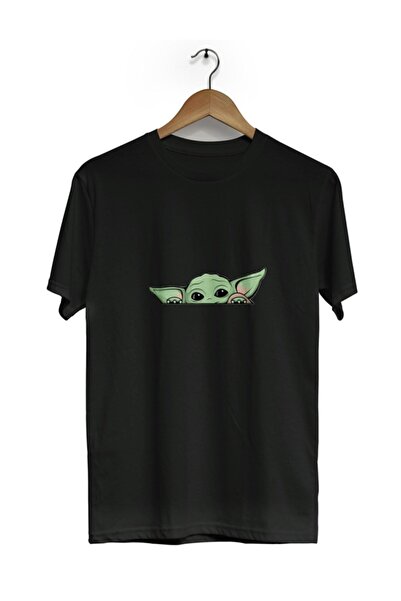 MEİLİFENG Star Wars Master Yoda - Tricou cu mânecă scurtă cu decolteu