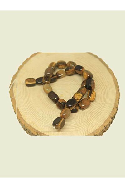 Yasamtohumu Pravougaona narukvica od kamena tigrovog oka - pola niza (27645) ...