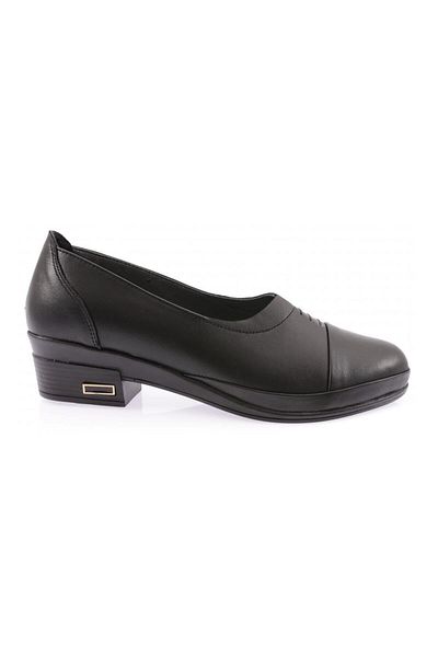 DGN Pantofi Confort dama Negru din piele naturala 1783222