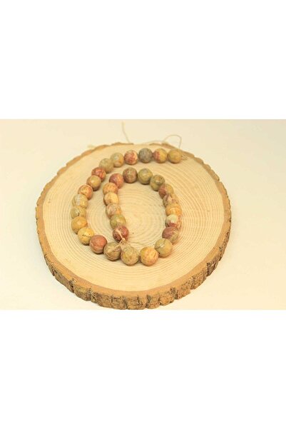 Yasamtohumu Dužina narukvice od jaspis kamenja - pola niza 11-12mm raspona (2...