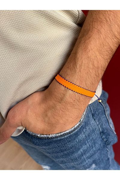 Juju Purple&Orange Whimsy Thick Rope Bracelet