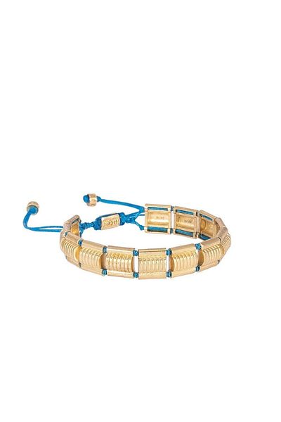 Juju Bronze Caterpillar Patterned Bracelet