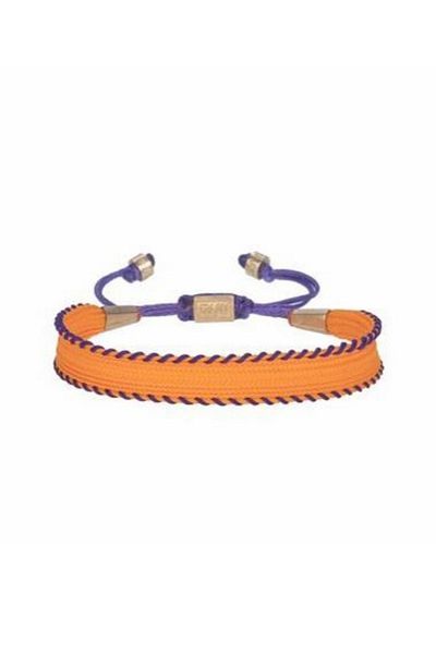 Juju Purple&Orange Whimsy Thick Rope Bracelet