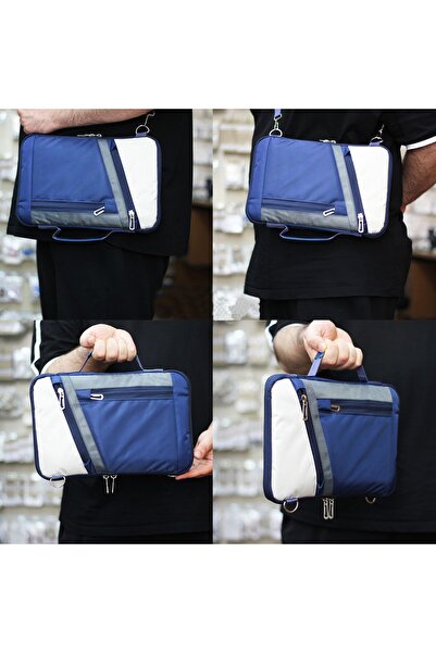 Microcase Xiaomi Redmi Pad Pro 12 Tablet Uyumlu Tablet Çanta+Türkçe Bluetooth Klavye +Mouse+ Stand-AL4384 Mavi