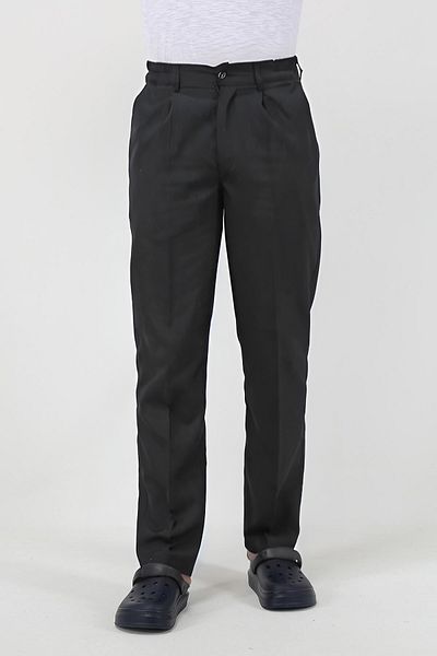 BayBayan Ανδρικό Smoked Lycra Casual Ποιότητας Υφαντό Σχολικό Παντελόνι
