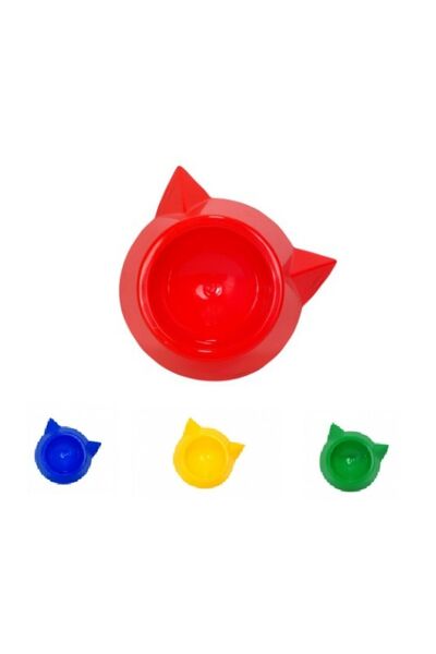 MİO Mio Kulaklı Plastik Kedi Mama Kabı
