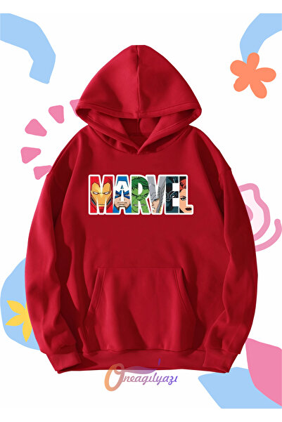 oneagılyazı Hanorac cu glugă supradimensionat unisex pentru copii cu imprimeu...