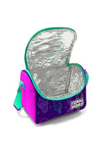 Coral High Lunch Box Ice Cream Patterned - 11888