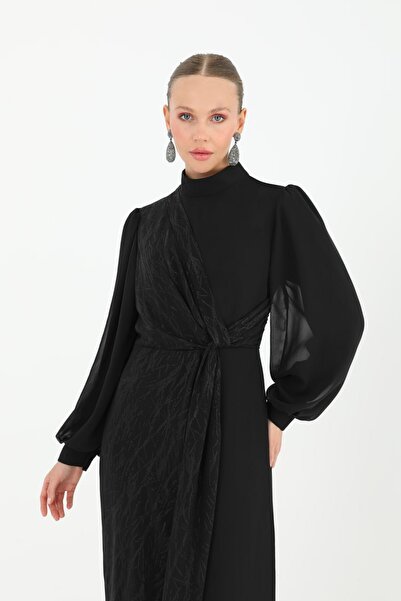 Puane ŞİFON KUMAŞ JAKAR DESENLİ TESETTÜR ABİYE