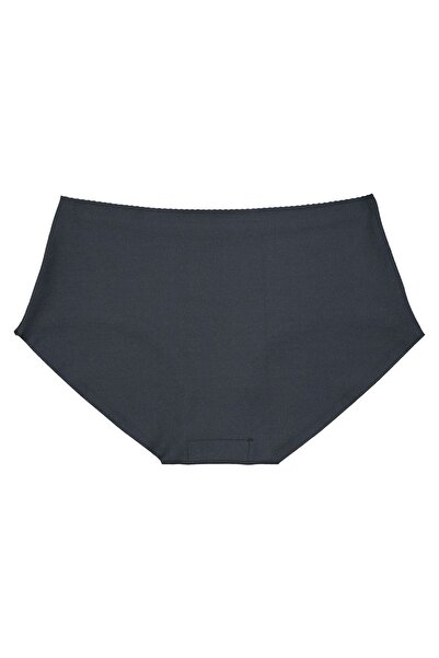 Cozy Koala Kadın Iz Yapmayan Lazer Kesim, Silikonlu Yüksek Bel, Siyah Bato Külot