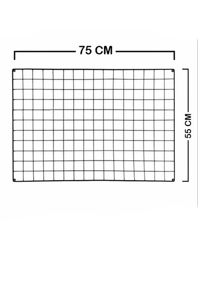 NUR METAL Photo Hanger Wire Wall Board Metal Board Note Holder Memory Frame 55x75