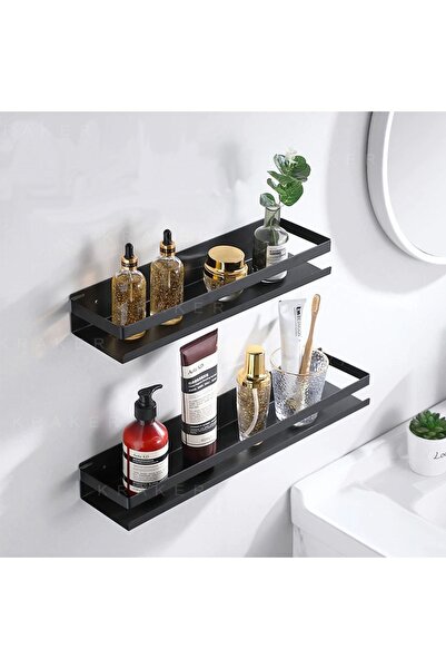 ATAK İKLİMLENDİRME Banyo Rafları Sondajsız Köşe Rafı Duvara Monte Duş Tutucu ...