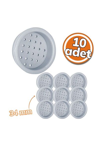 Albatur 0620ModelWhite Plastic Grille - 34mm,Setof 10