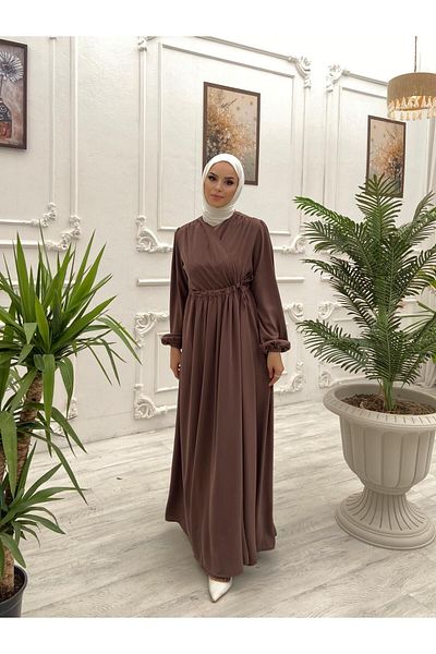 BEREL Φόρεμα Hürrem Ferace Dark Mink