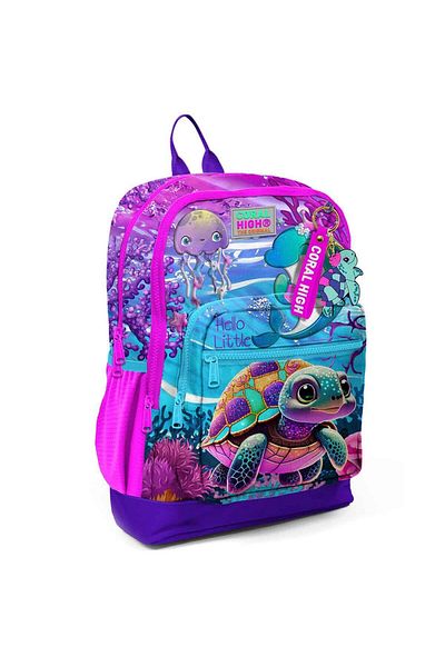 Coral High Geantă de școală drăguță cu animale marine - 23756