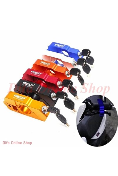 Merpa Motor Motosiklet Manet Fren Kiliti Cnc Kesim Alüminyum Pro Mavi Renk