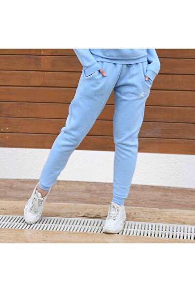 Kallisto Μπλε βαμβακερό παντελόνι 3 κλωστών