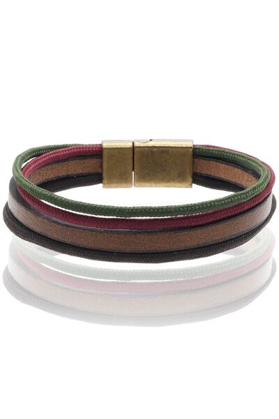 LABALABA Leather Bracelet Men's Combination