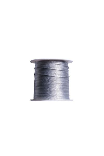 Eskişehir hobi sanat 100 Meters Silver Gray Parachute String Necklace and Bracelet Set - 1 Mm