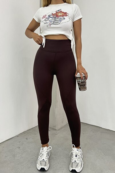 Sun Victoria Καφέ Γυναικείο Καλσόν Καριοκάλι