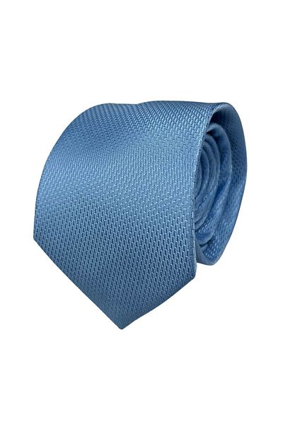 1001 Kravat Blue Patterned 8 cm Wide Tie