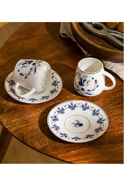 LC Waikiki LCW HOME 2-Person Porcelain Coffee Cup Set 90 M