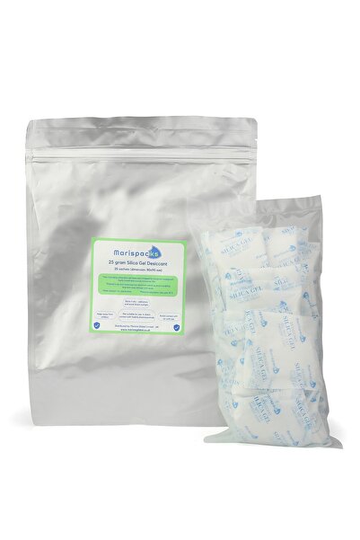25 G X 25 Adet Silikajel Nem Alıcı Paket (nonwoven, Aluminyum Doypack Ambalajda)