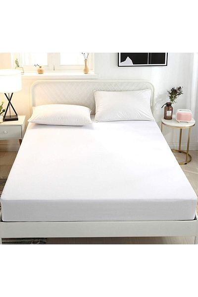 Juellhome 180x200 cm Double Cotton Akfil Bed Sheet Set with 2 Pillowcases - Luxury Product