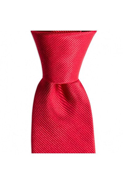 1001 Kravat Red Colored 7.5 cm Wide Silk Tie