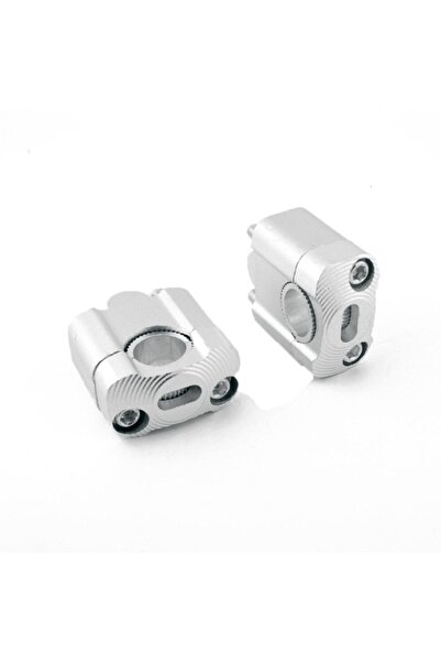 merpa Ünversal Motosiklet 22mm/28mm Gidon Yükseltici Cnc Düz Nikel