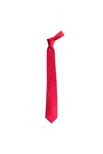 1001 Kravat Red Colored 7.5 cm Wide Silk Tie