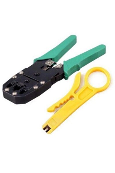 MOLIX Network Set (100 Adet Cat5 Rj45 Soket + Rj45 Sıkma Ağ Pensesi + Kablo Soyucu)