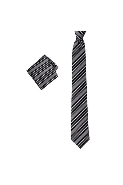 1001 Kravat Men's Gift Set - With Handkerchief, Tie and Cufflinks