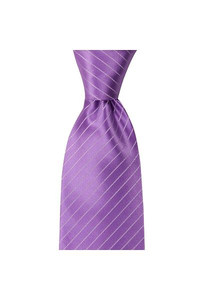 1001 Kravat Purple Striped 8.2 Cm Wide Tie