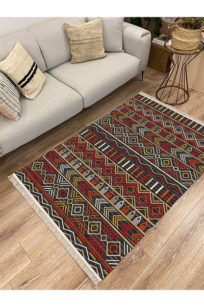 kilim home Covor decorativ țesut cu bază, din seria Cotton, în mai multe tonu...