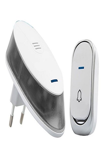 ugurtekno Zl-231 Priz Beslemeli 32pol. Melodi Beyaz/gümüş Kablosuz Kapı Zili