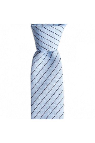 1001 Kravat Blue Colored 6 cm Wide Cotton Tie