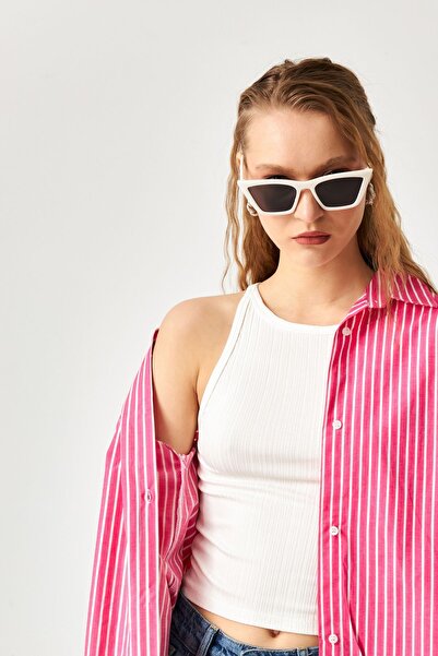 Kallisto Πλεκτό εσώρουχο με λευκό ριμπ γιακά