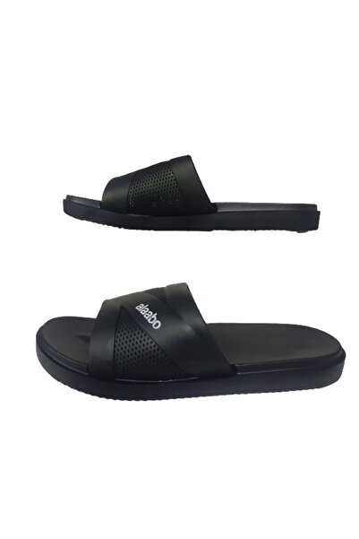 ALAABO Чорні ультралегкі чоловічі капці Eva - для басейну та пляжу - ABOO210-99