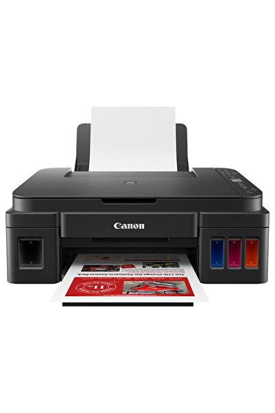 Canon PIXMA G3410 Renkli Inkjet Tanklı Mürekkep Püskürtmeli Çok Fonksiyonlu Y...