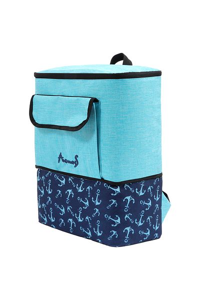 ANEMOSS Sailboat Kühlrucksack, Blau, 17 L